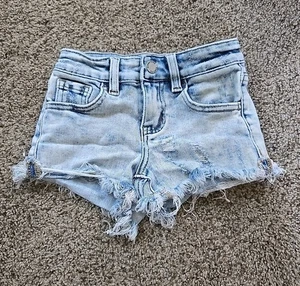 Pre-owned Girls KanCan Jean Shorts Size 5 - Picture 1 of 4
