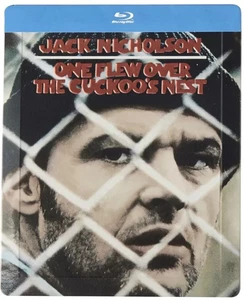 One Flew Over the Cuckoos Nest (Blu Ray Steelbook) Jack Nicholson *SEALED* - Picture 1 of 4