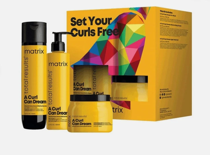 Matrix A Curl Can Dream Co-Wash, Light Hold Gel, and Moisturizing Cream Trio - Image 1 of 1