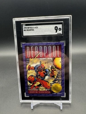 DEADPOOL X-Men Series 2 Trading Card #62, Recently Graded SGC 9 - Image 1 of 3