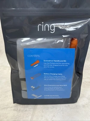 ANILLO - Kit de instalación de video timbre - Gen 1 - Nuevo Foto 1 de 3