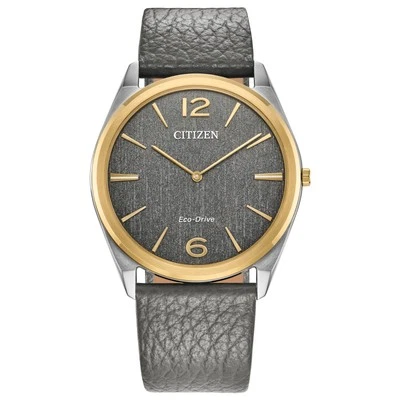 Citizen Men's Sapphire Crystal Solar Eco-Drive Gray Watch 38 MM AR3124-07H - Image 1 of 4