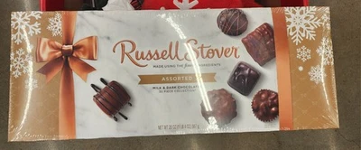 Russell Stover Surtido Leche y Chocolates Oscuros 33 Piezas Colección 20oz ENORME CAJA Foto 1 de 4