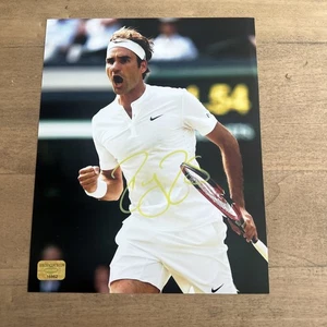 Roger Federer Signed 8x10” Picture  With COA  - Picture 1 of 4