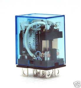 2pc OMRON Relay LY2N-J ( LY2NJ LY2N LY2 ) Coil= 12VDC DC12V 12V DPDT 10A - Picture 1 of 5