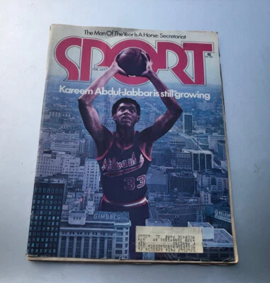 1Vintage 974 SPORT magazine basketball Kareem Abdul-Jabbar Milwaukee Bucks VG - Image 1 of 4