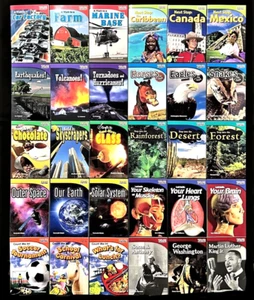 2nd Grade - TIME FOR KIDS (SOCIAL STUDIES & SCIENCE) 30 Nonfiction Reader Books - Picture 1 of 14