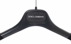 2-DOLCE & GABBANA dünner Kunststoff rutschfester Mantel Jacke Kleiderbügel 42 cm - Bild 1 von 3