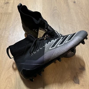 ADIDAS Adizero 8.0 SK Football Cleats Mens 11.5 Silver Purple Black Grey - Picture 1 of 23