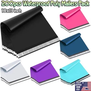 200pcs Poly Mailer Shipping Bags Strong Shipping Mailing Envelope Bag 10x13 inch - Picture 1 of 26