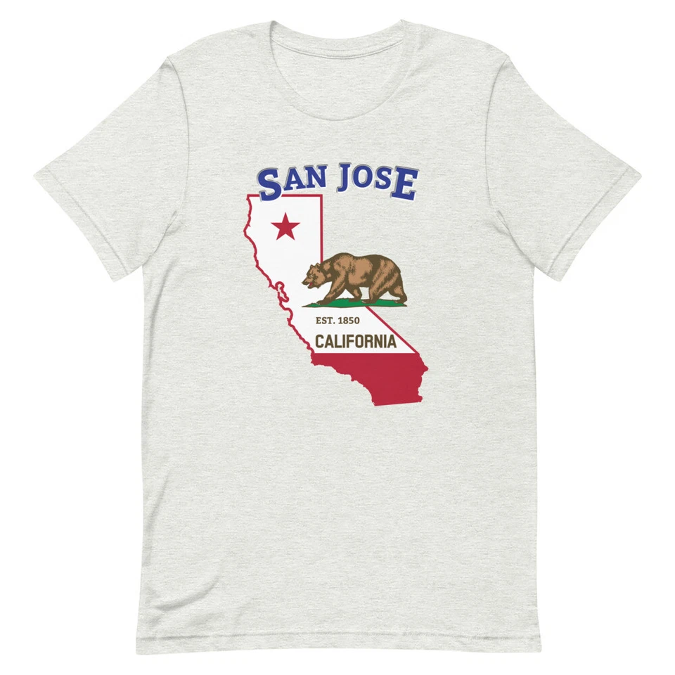 San Jose California Home Town Pride Native City-State Souvenir Tee T-Shirt - Image 1 of 1