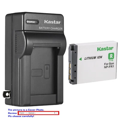 Kastar Battery Travel Charger for Sony NP-FR1 & Sony Cyber-Shot DSC-T50/R Camera