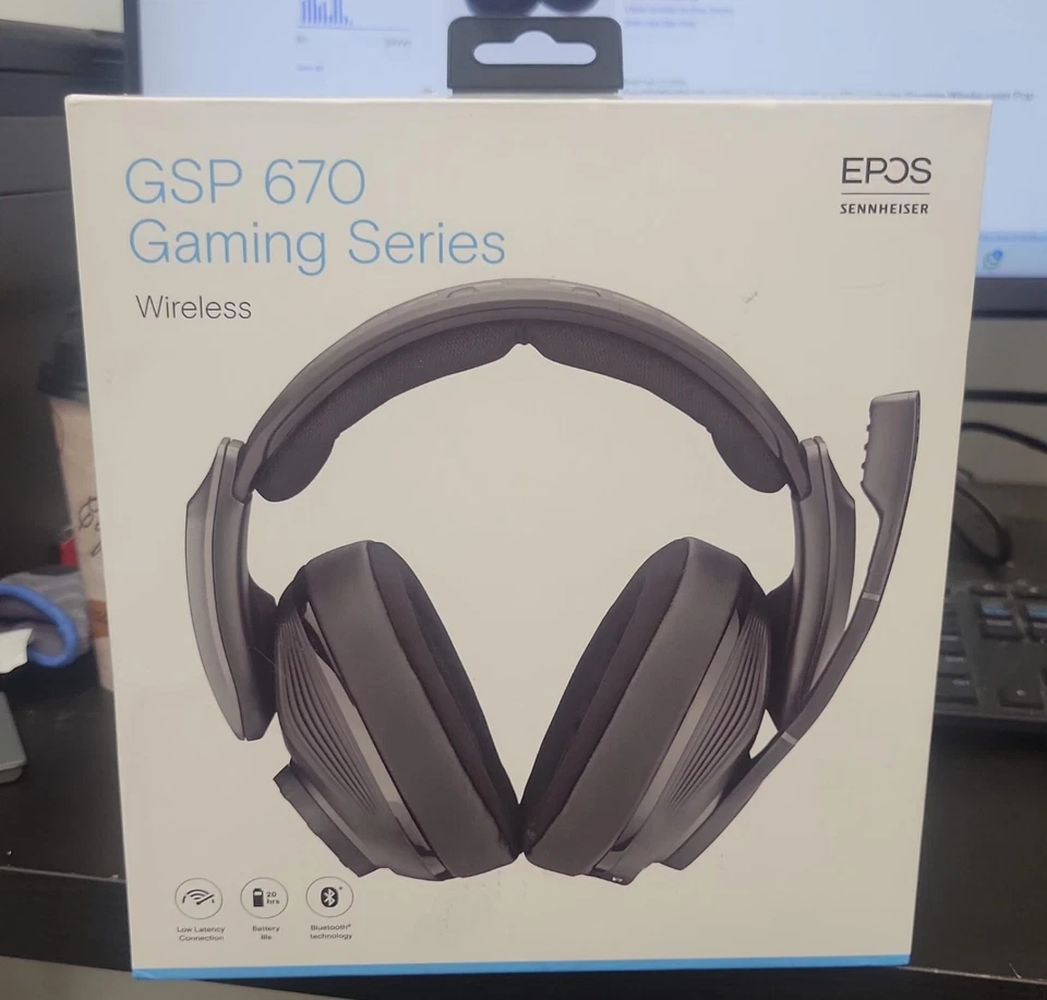 READ! EPOS-Sennheiser GSP 670 Wireless Gaming Headset TESTED 2B2450043 Used - Image 1 of 1
