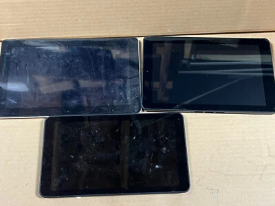 Lot of 3 As Is Tablets Assorted 10.1 “ Not Working Android Tablets - Image 1 of 2