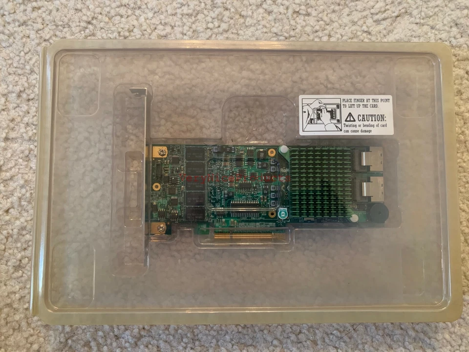 Supermicro AOC-SASLP-H8iR 8-port PCIe RAID Adapter SAS/SATA 512MB 3Gb/s - Image 1 of 4