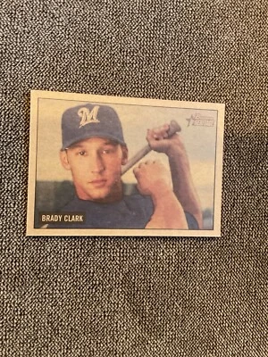 2005 Bowman Heritage Mahogany #148 Brady Clark Milwaukee Brewers - Image 1 of 2