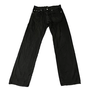 Hugo Boss Mens Jeans Straight Regular Dark Black Cotton Arkansas W30 L32 * - Picture 1 of 13
