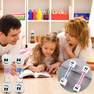 2 Minuten kreative große Augen Timer Sandglass kinderfreundlich Cartoon Gesicht Design heiß - Bild 1 von 20