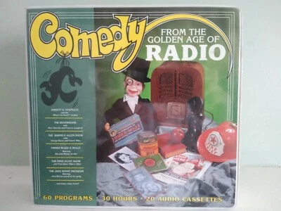 Comedy From The Golden Age Of Radio Box Set 19 Cassette Tapes 60 Programs 30 Hrs - Image 1 of 4