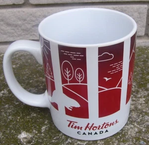 Tim Hortons Traveller's Collection “Canada” Coffee Cup Mug 2016 Moose Beaver - Picture 1 of 4
