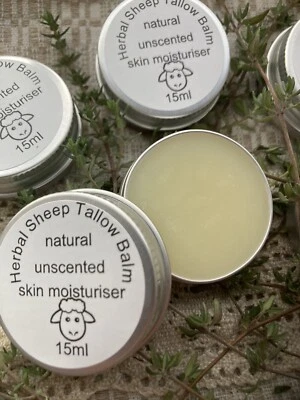 mutton/sheep tallow balm/unscented/sensitive skin/organic cream/anti-aging cream