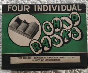 Vintage Carol’s Chip Racks Box mit 4 - Pasadena ca. - Bild 1 von 6