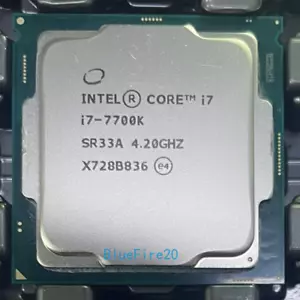 Intel Core I7-7700K Processor 4.2 GHz, Quad-Core, LGA 1151 SR33A CPU I7-7700K - Picture 1 of 6