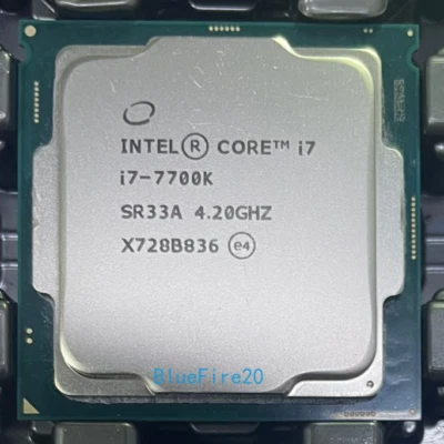 Intel Core I7-7700K Processor 4.2 GHz, Quad-Core, LGA 1151 SR33A CPU I7-7700K - Image 1 of 4