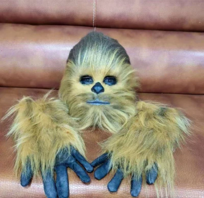 Cosplay Star Wars Chewbacca Full Head Mask Chewie Halloween Fancy Dress Masks - Image 1 of 4