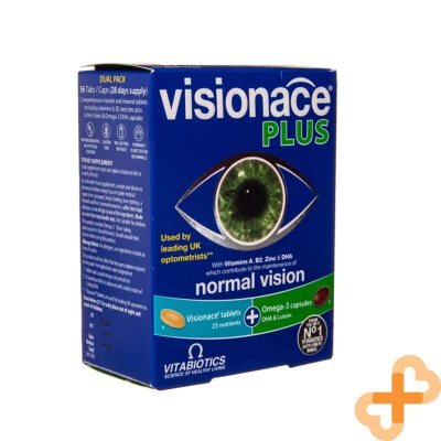 VITABIOTIKA VITABIOTICS VISIONACE PLUS 28 Kapseln & 28 Tabletten Sehgesundheitsergänzung