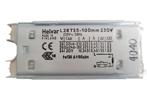 Helvar Alimentatore VVG L26 TS5 Downlight da incasso 24W 26W G24d-3 Gx24d-3 2GU11 - Foto 1 di 4
