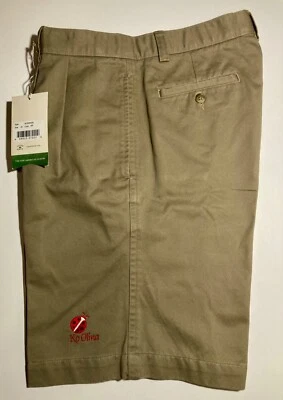 Men's Size 30 Cutter and Buck brand Tan 100% Cotton Pleated Walking Shorts - NWT - Image 1 of 2