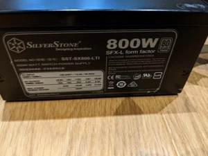 SilverStone Technology 800W SFX-L, 80 Plus Titanium 100% Modular Power Supply w - Afbeelding 1 van 8