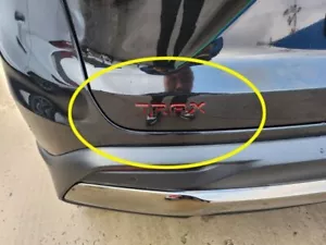 rear liftgate Black with Red line TRAX emblem for 2024 2025 Chevrolet Trax - Picture 1 of 2