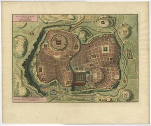 Antique Map of Jerusalem by Calmet (c.1725) - Picture 1 of 1