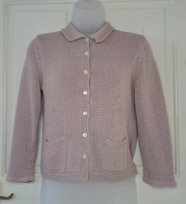 Cárdigan/Suéter Recortado Jigsaw Vintage Años 80 Jigsaw Top Talla 8-10 Foto 1 de 4