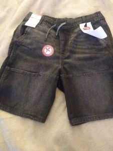 NEW Wrangler Boys Skater RELAXED Denim Shorts Size XL 14/16 BLACK - Picture 1 of 2