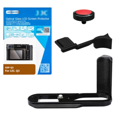 JJC 4 Accessories Kit for Leica Q3 Screen Protector+Thumbs Up Hand Grip+Button - Image 1 of 4