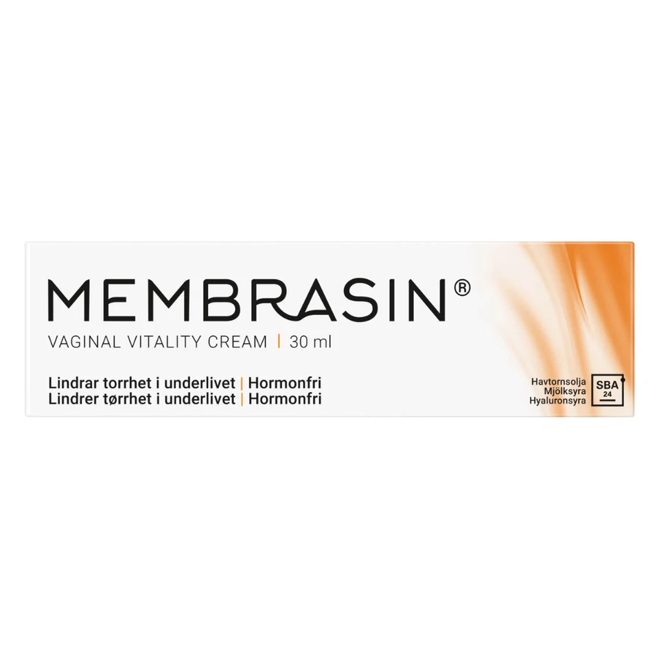 Membrasin Vitality crema vaginal 30 ml con aceite de espino amarillo y ácido láctico Foto 1 de 1