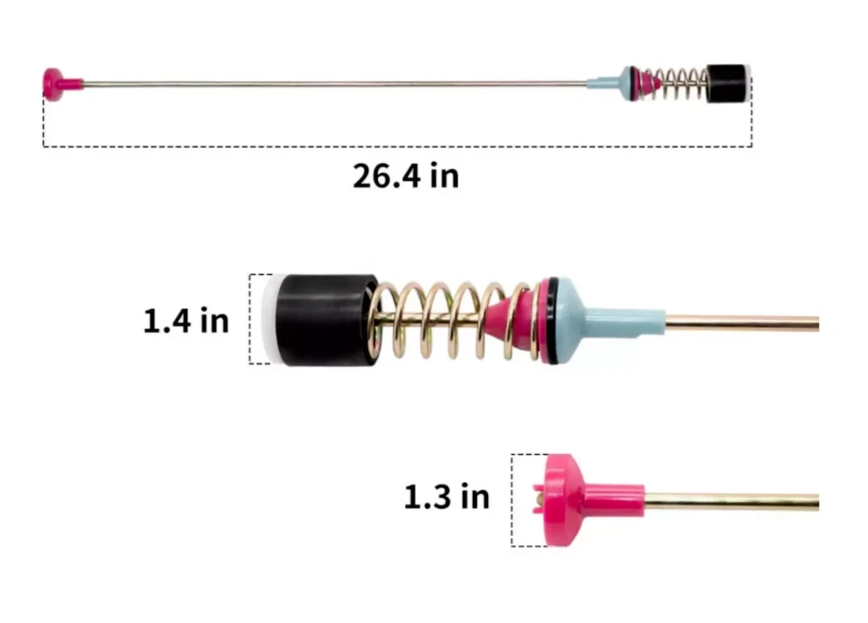 Kit de varilla de suspensión de lavadora para Samsung WA45M7050AW/A4 WA45N3050AW/A4 WA48H7400AW/ Foto 1 de 4