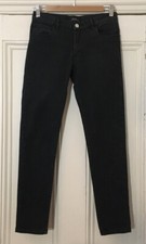 APC A.P.C. Jean Etroit Court Women's Black Denim Cropped Skinny Jeans W 24” VGC