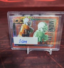 Cedric Tillman 2023 Leaf Metal Draft #SM-CT1 Orange Mojo Auto 2/2 Tennessee Vols