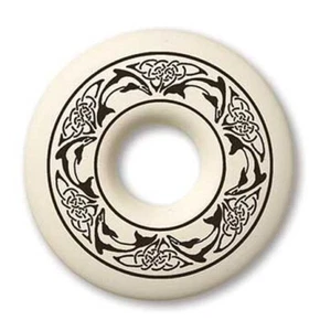 Celtic Dolphin Pendant Porcelain Hand Made Symbol Jewelry New - Picture 1 of 2