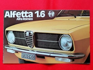 1975 Alfa Romeo ALFETTA 1.6 Sales Brochure UK Market - Picture 1 of 4