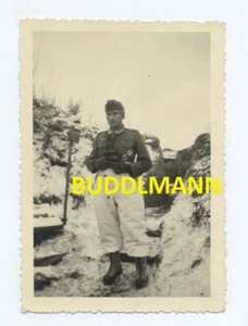 Photo Soldier Wehrmacht Winter Camo Uniform Order Russia ISA EK 1942 - Picture 1 of 2