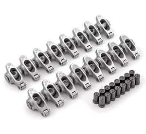 Brazos basculantes de acero inoxidable bloque pequeño Ford SBF 289 302 351 Windsor 1.6 3/8" - Imagen 1 de 4