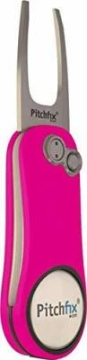 PITCHFIX HYBRID 2.0 NEON PINK/WHITE GOLF DIVOT TOOL