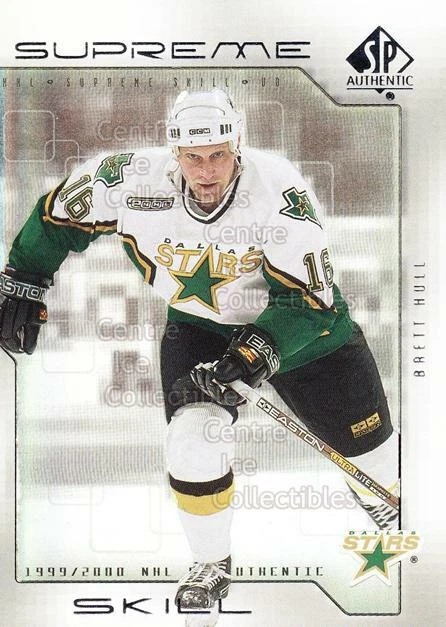 1999-00 SP Authentic Supreme Skill #4 Brett Hull - Image 1 of 1