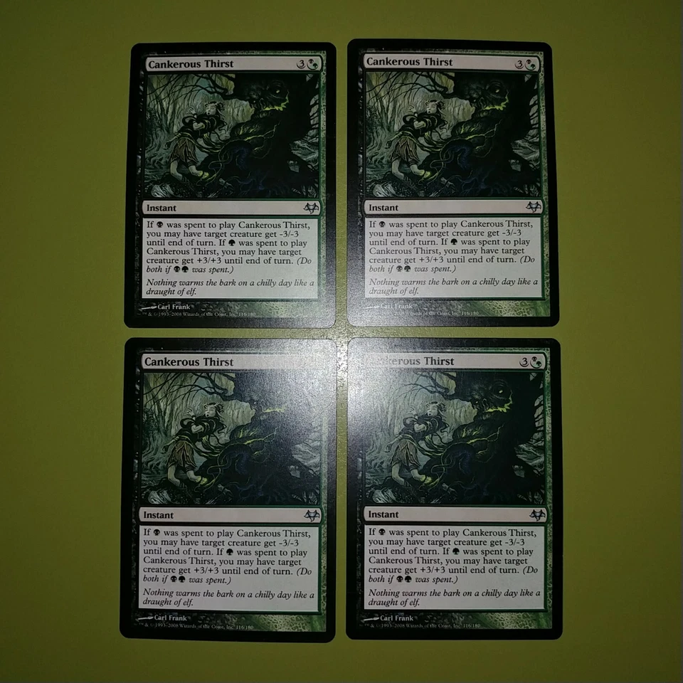 Cankerous Thirst x4 Eventide 4x Playset Magic the Gathering MTG  - Image 1 of 1