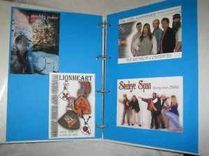 Collection of 39 advertising postcards mounted on card pages in looseleaf folder - Picture 1 of 2
